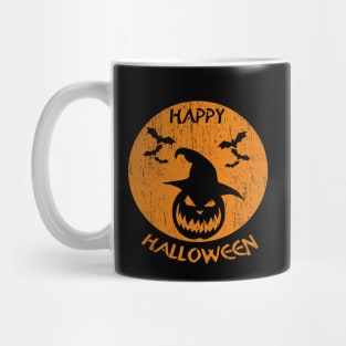 Happy Halloween Scary Pumpkin Mug